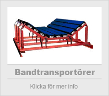 Bandtransportörer utrustning transportband Skellefteå